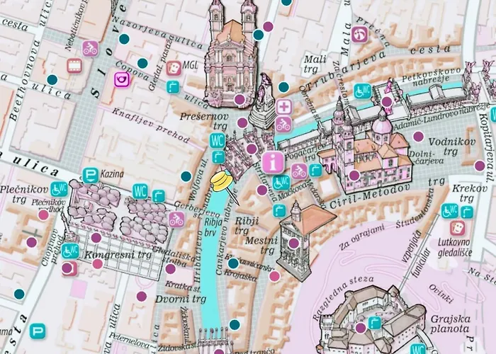 Tromostovje Apartament Lublana